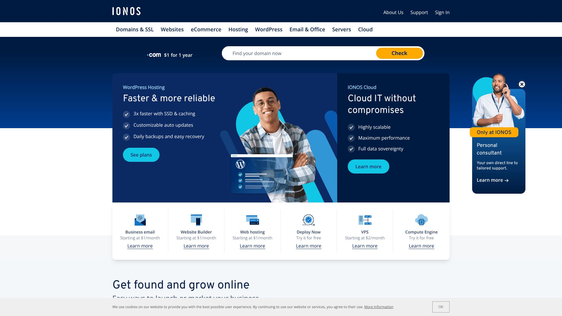 IONOSトップ画像