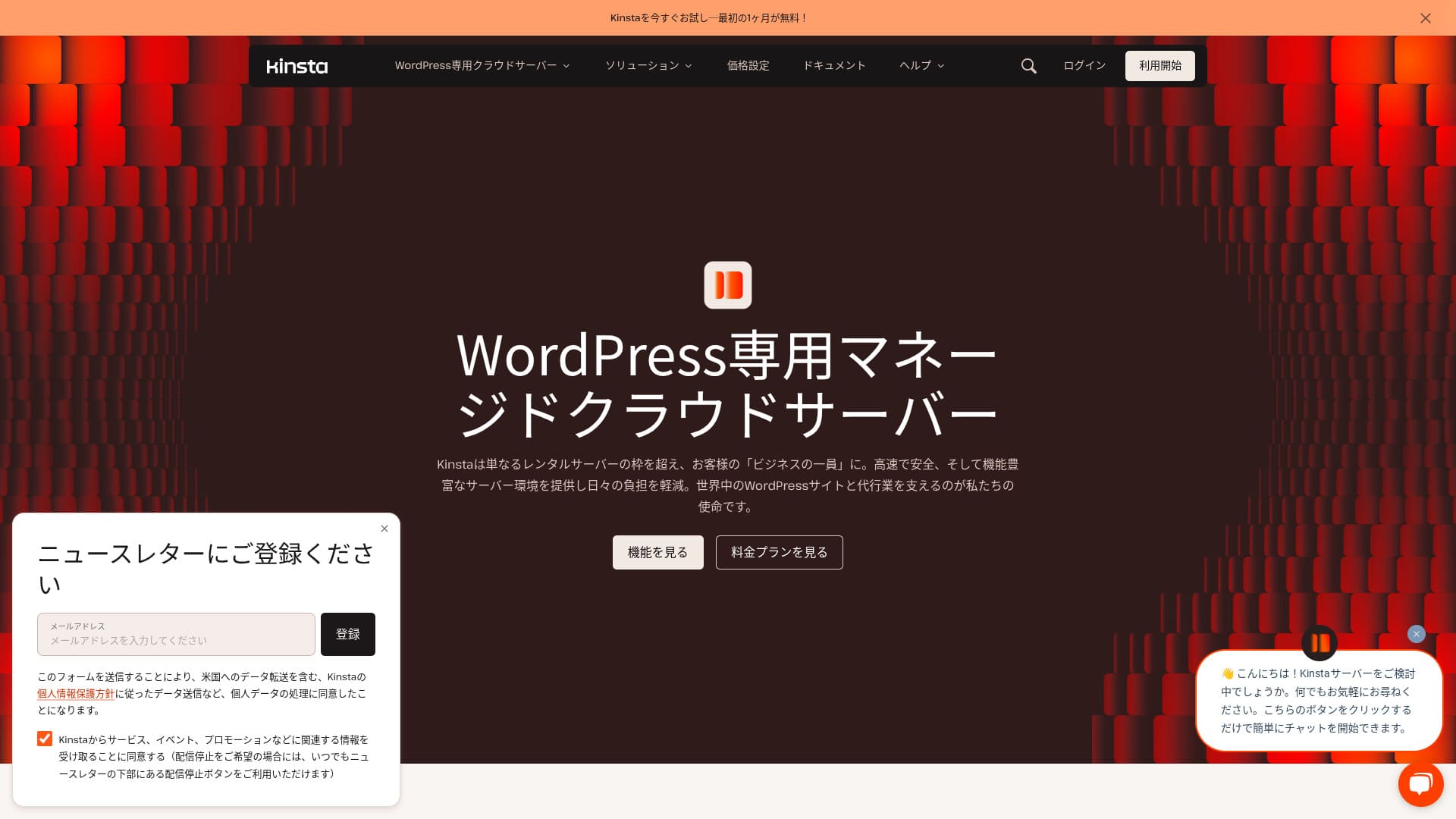 Kinstaレビューのイメージ